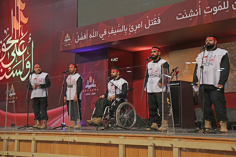 مؤسسة الجرحى تُحيي الليلة السابعة: حضور يعبّر عن الثبات والوفاء